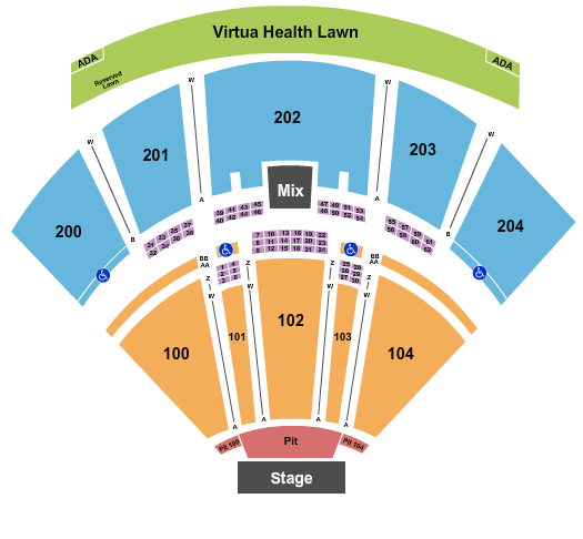 Freedom Mortgage Pavilion Freedom Mortgage Pavilion Seating Chart