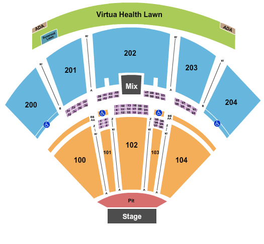 Freedom Mortgage Pavilion Freedom Mortgage Pavilion Seating Chart